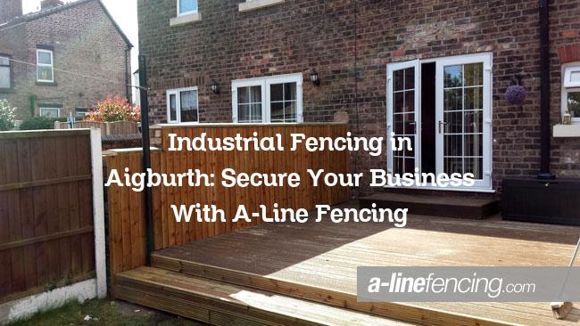 Industrial fencing in Aigburth