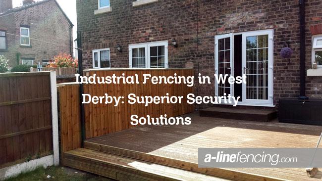 Industrial fencing in West Derby