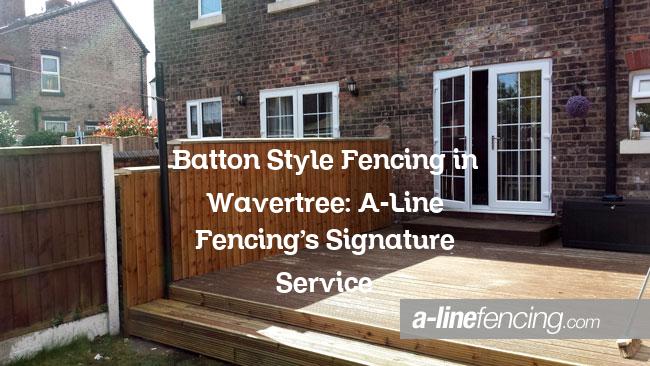 Batton style fencing in Wavertree