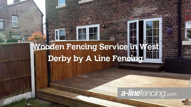 Wooden fencing service in West Derby