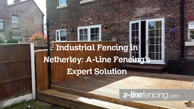 Industrial fencing in Netherley