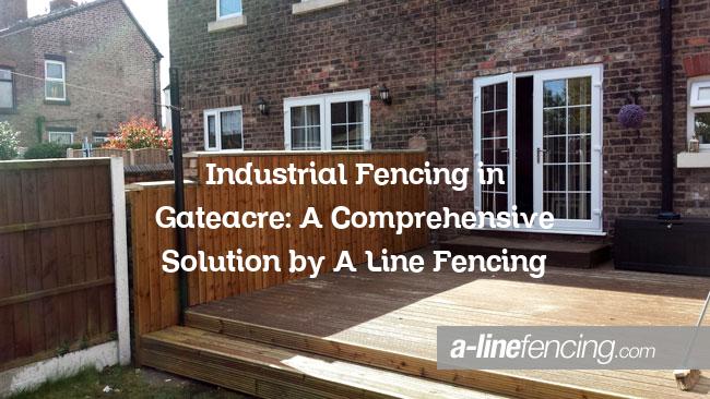 Industrial fencing in Gateacre