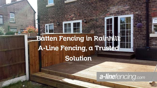 Batten Fencing in Rainhill