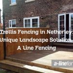 Trellis Fencing in Netherley: A Unique Landscape Solution by A Line Fencing