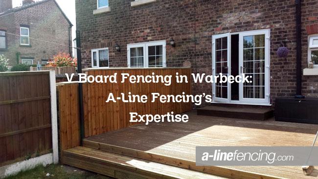 V Board Fencing in Warbeck