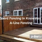 V Board Fencing in Knowsley by A-Line Fencing